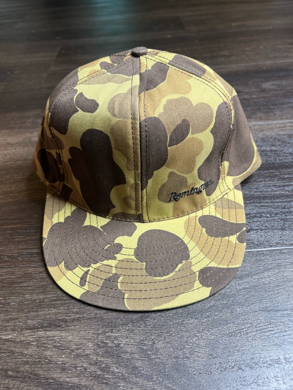 Vintage Remington Duck Camo Snapback Trucker Hat Cap